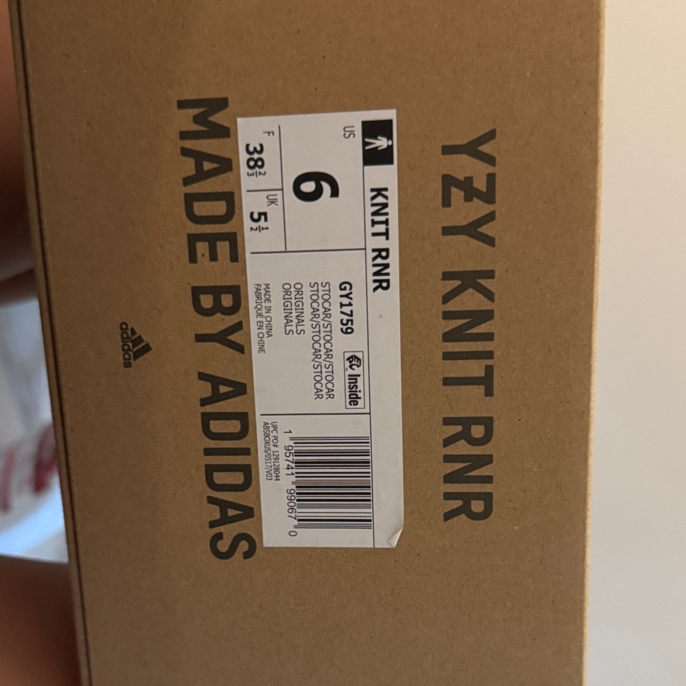 Yeezy Black and Brown Slip-On Sneakers - Picture 4 of 5